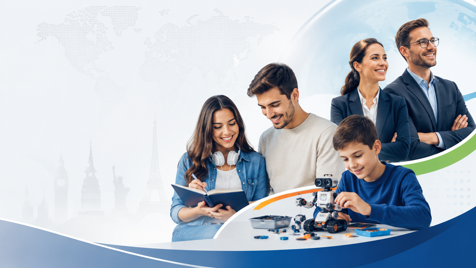 Cursos de idiomas, robótica y formación profesional con asesoría personalizada